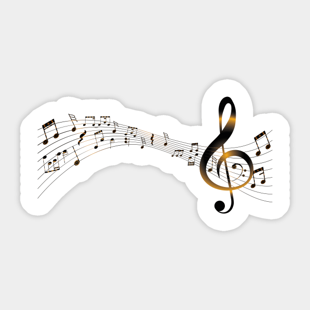 Music 002 Sticker by ProDigiDesigner